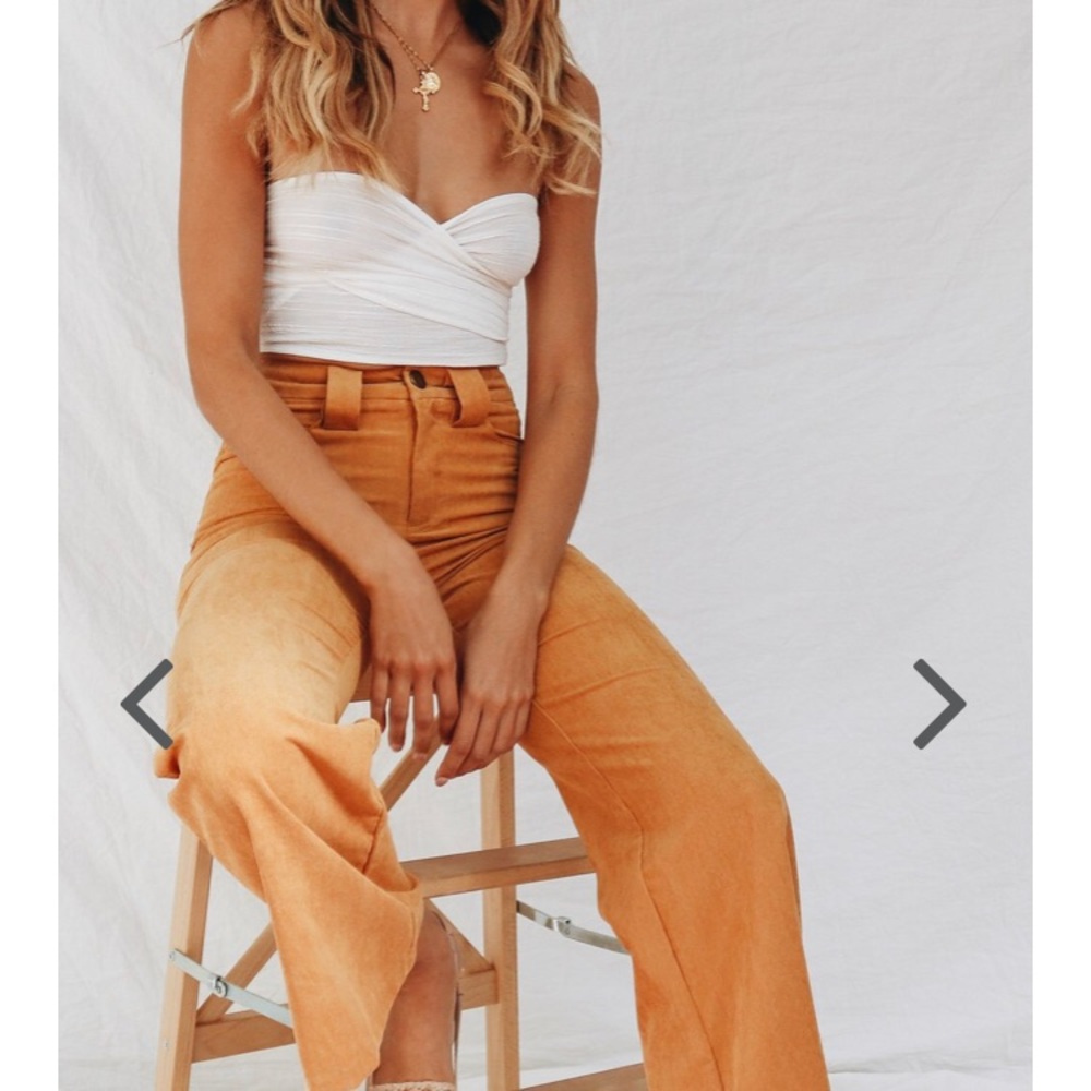 Nashville Cord Flare Pants // Mustard